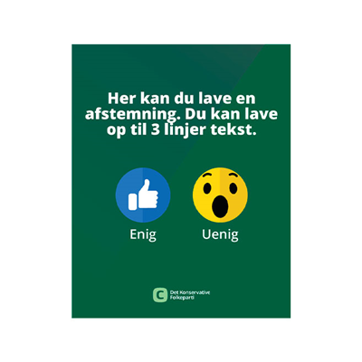 SoMe - SoMe grafik - Afstemningsgrafik